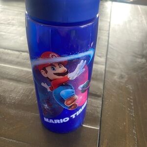 Super Mario Galaxy Blue Kids Water Bottle
